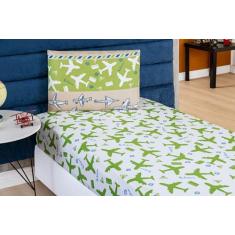 Jogo de cama bouti solteiro 2 pçs microfibra premium oferta. - SAFIRA 