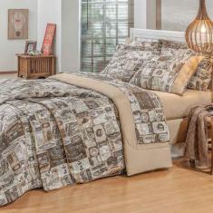 Kit Cobre Leito Malbec Casal Queen 3 Peças - Bordados Ricardo