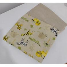 Lençol  para Colchonete Colchão de carrinho tipo moisés 35x70 kit 02 p