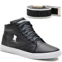 Kit De Tênis Casual Sola Macia E Costura Reforçada Masculino Com Cinto Básico-Masculino