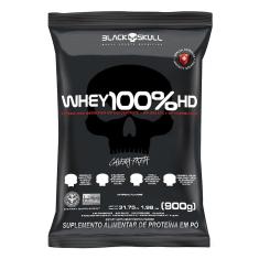WHEY 100% HD (WPC, WPI E WPH) - 900G - REFIL - BLACK SKULL-Unissex