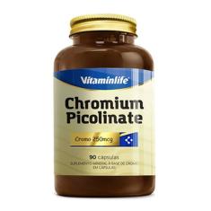 Chromium Picolinate Cromo - 90 Cápsulas - VitaminLife