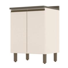 Balcão 2 Portas 60cm Connect com Tampo - Móveis Henn