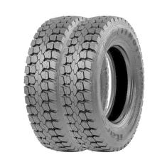 Jogo 2 Pneus Itaro Aro 17.5 ITR01T 215/75R17.5 135/133J  16 Lonas - Tração / Borrachudo