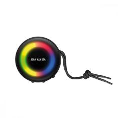 Caixa De Som Aiwa Speaker AWS-SP-02 Bluetooth Luzes Multicores - Preto