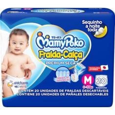 MamyPoko Fralda-Calça Premium Seca M 20 Unidades