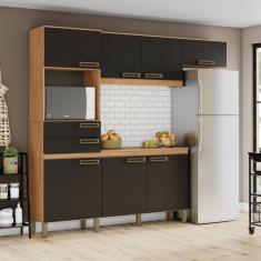 Cozinha Compacta 7 Portas 2 Gavetas B107 Briz