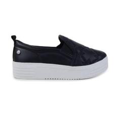 Tênis Infantil Feminino Pink Cats Slip On Rives Preto - V410-Feminino