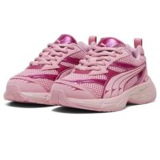 PUMA Tênis infantil unissex Morphic Mystery Garden, Mauved Out-magenta Gleam, 18