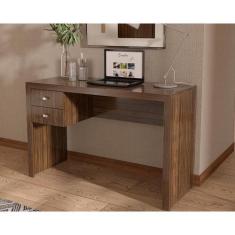 Mesa Escrivaninha Juvenil ME-4123 c/ 2 Gavetas Nogal - Tecno Mobili