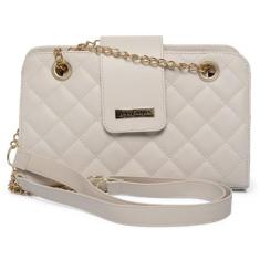 Bolsa Feminina Baú Mini Bag Para Mulheres Bolsinha Média Corrente Fech