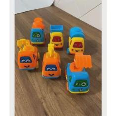 Carrinhos Miniatura A Fricção Máquina De Construção. - toys
