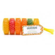 Granado Kit Sabonetes Barra Frutas Cítricas, 90g, 6 Unidades