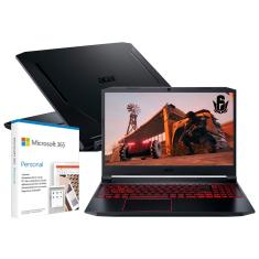 Notebook Gamer Acer Aspire Nitro 5 AN515-55-705U + Microsoft 365 Personal com 1TB na Nuvem