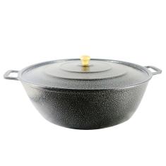 Tacho Restaurante Alça De Alumínio Fundido Craqueado 28cm