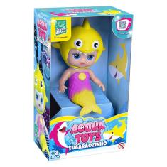 Boneca Bebe Acqua Toys Tubaraozinho - Amarelo - 477 SUPER TOYS