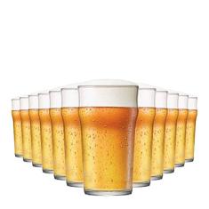 Ruvolo, Jogo de Copo de Cerveja Nonic G, Copo de Vidro 12 pcs 590ml