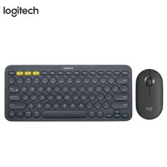Logitech k380 teclado sem fio bluetooth e mouse conjunto de teclado mudo teclado e mouse k380 preto