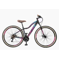 Bicicleta 29 KSW MWZA Retro Feminino 21v Shimano Freio Disco
