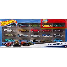 Hot Wheels Diecast Veículo de Brinquedo Pacote Surpresa 20 carros para crianças a partir de 3 anos