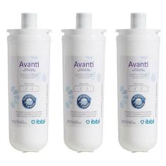 Kit 3 Refil Filtro Avanti para Purificador IBBL Avanti, MIO e Vivax