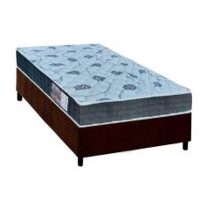 Cama Box Solteiro: Colchão Espuma D45 Orthoflex /EP Anatômico Cecina +