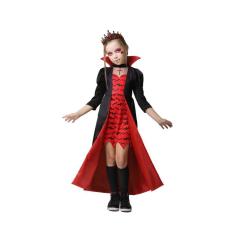 Fantasia Infantil Rainha Vampira Bruxinha Halloween Festas