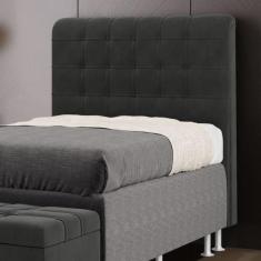 Cabeceira Estofada para Cama Box Rana 90 para Cama de Solteiro Sued Ci
