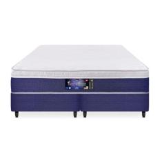 Cama Box King com Colchão Dabe Real Comfort - KING SIZE - Molas - 193x