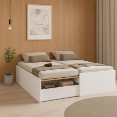 Cama de Casal Retrátil com Gaveta Funcional - Foscarini