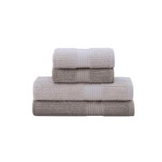 Jogo De Toalhas Buddemeyer Penteado Canelado Gigante 4 Peças