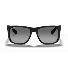 Óculos de Sol Ray-Ban Polarizado Justin 0RB4165L 622/T3 Tam 55 / Preto - Lentes Cinza Gradiente