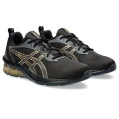 Tênis ASICS GEL-Quantum 90 Iv - Masculino - Preto com Dourado e Cinza-Masculino
