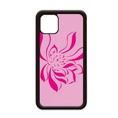 Capa rosa de flor de lótus para iPhone 12 Pro Max para Apple Mini Mobile Case Shell