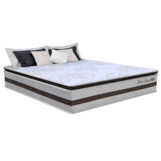 Colchão De Molas Love Story Branco Gazin 1,38M Casal
