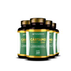 4x óleo de cártamo com vitamina e 120 caps hf suplementos, GREN