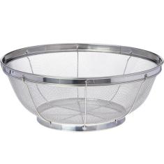 Escorredor Multiuso De Inox Para Alimentos 27cm - Mimo Style