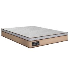Colchão Casal Queen Gazin Maximus Molas Ensacadas 158x198x24cm Bege