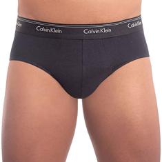 Kit com 2 Cuecas Slip Brief Cotton Calvin Klein Preto