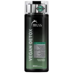 Truss Professional Shampoo Vegan Detox | Eliminação de tons esverdeados | Proteção após descoloração | Eliminação de metais pesados 300 ml