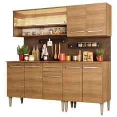 Cozinha Completa Emilly Dance com Balcão e Armário Madesa