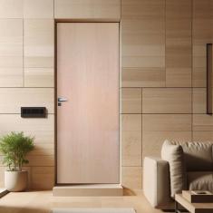 Kit Porta de Madeira Lisa Curupixá 210x92cm Batente 14cm Uniportas