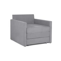 Sofá Cama Castor Solteiro Salerno Max Suede Cinza