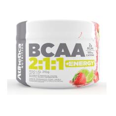 BCAA 2:1:1 + ENERGY - 210G MORANGO C/ LIMãO - ATLHETICA Atlhetica Nutrition 