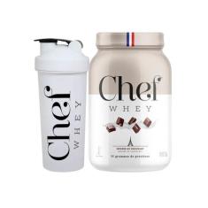 Kit Whey Protein Chef Whey 907g + Coqueteleira - Chef Whey, MOUSSE AU 