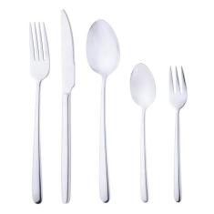 Faqueiro 30 peças de Aço Inox Viena Wolff, Inox, 30 Peças