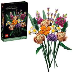 LEGO Kit Flor 10280; Bouquet Único e Projeto Criativo p/ Adultos, Novo 2021 (756 Peças)