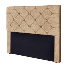 Cabeceira Gabriela 1,40m Para Cama Box Casal Bege