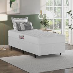 Base Box Solteiro 88x188x28cm Idea Branco Branco