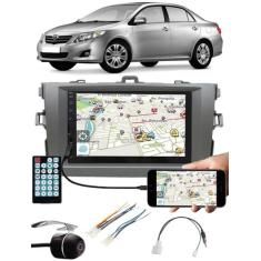 Multimídia Toyota Corolla 2009 à 2013 Espelhamento Bluetooth USB SD Ca